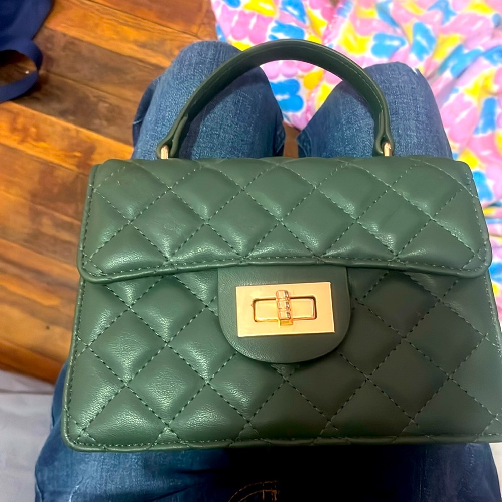 Dark green bag